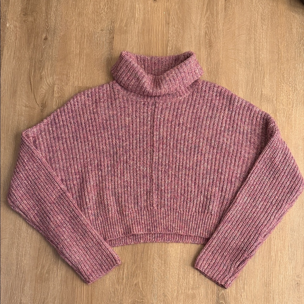AEROPOSTALE Women’s Cropped Turtleneck Sweater